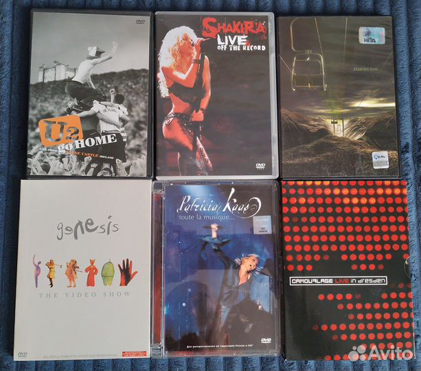 Музыка на DVD дисках (клипы, концерты, фильмы)