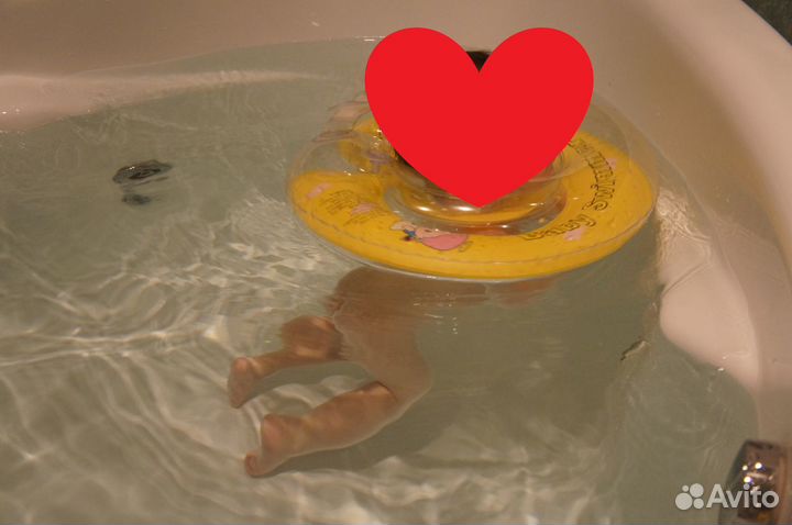 Круг на шею для купания новорожденных