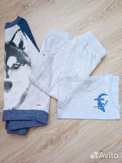 Комплект (кофта,штаны,майка), р.110-116