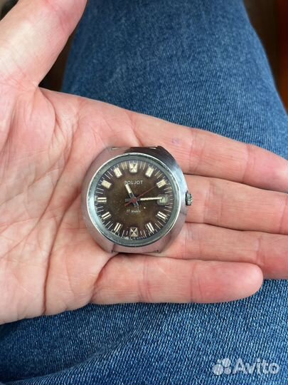 Часы полет шайба 17 камней СССР