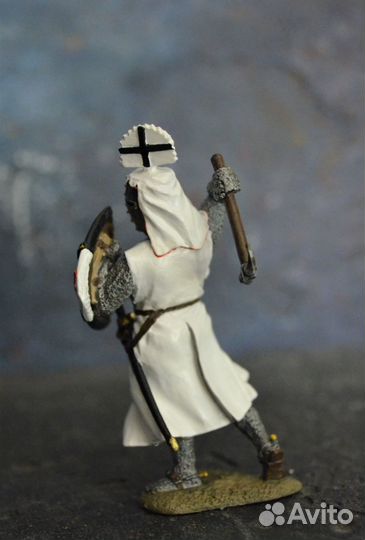 Рыцарь тевтонского ордена оловянный солдатик 54мм