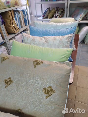 Подушки 70 * 70, 50 *70, 50 * 50, 40 *40, 40 60