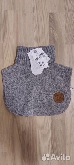 Шапка шлем Nels и флисовая манишка новая зимняя