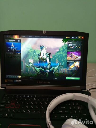 Acer predator helios 300 core(TM)i7-8750H