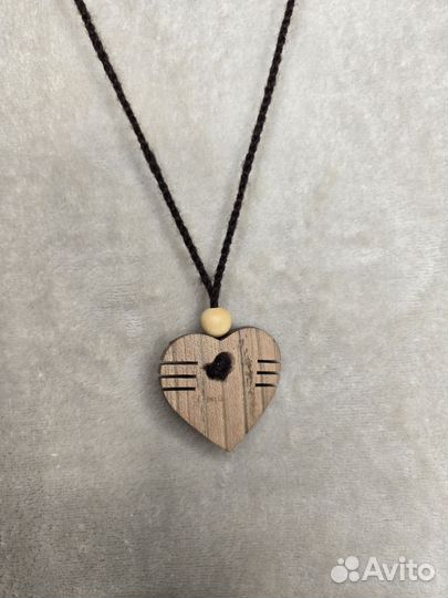 Кулон Овен дерево ручная работа