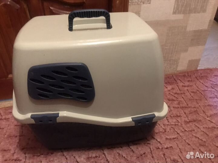 Закрытый биотуалет для кошки