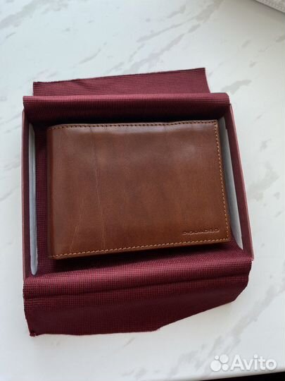 Бумажник мужской кожаный