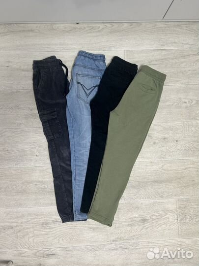 Брюки, рубашка, кофта, жилет на рост 140 см