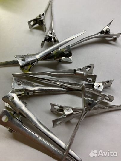 Бигуди липучки и парикмахерские зажимы