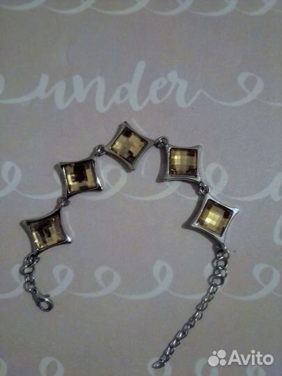 Браслет с цирконами