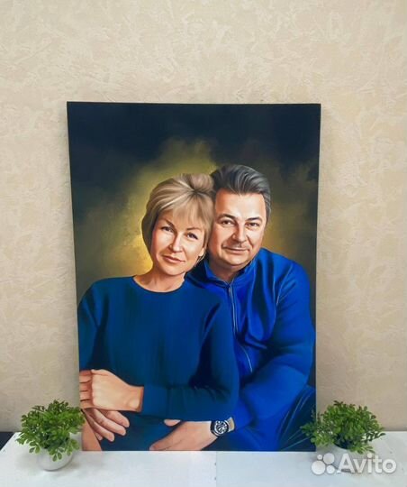 Портрет на холсте за 1 день