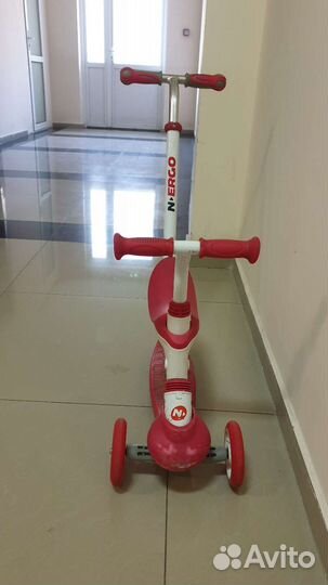 Самокат детский трехколесный бу