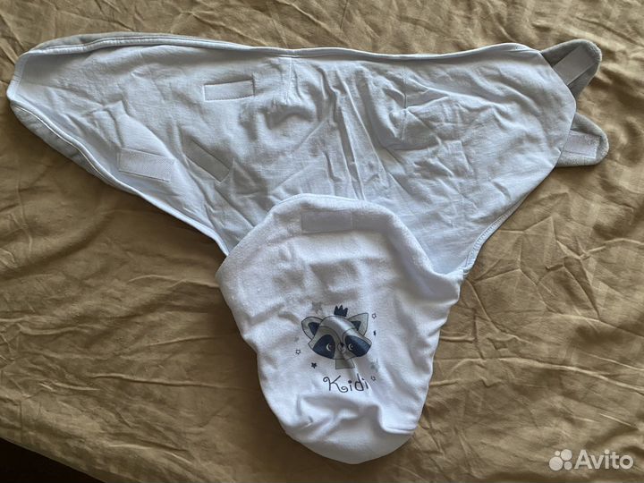 Пеленка-трансформер кокон на липучке