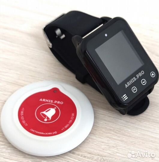 Кнопка вызова персонала и влагозащищенные часы