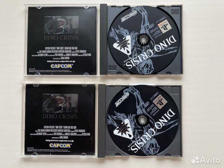 Dino Crisis диск Sony Playstation 1, оригинал