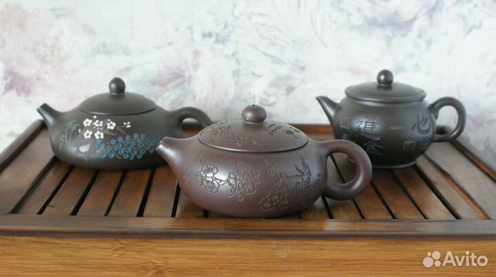 Чайник из исинской глины 165/180/140мл