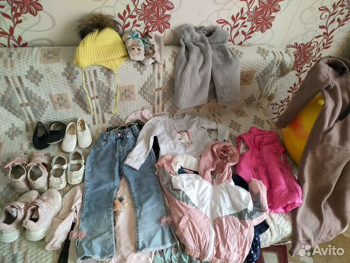 Вещи пакетом на девочку 98-104