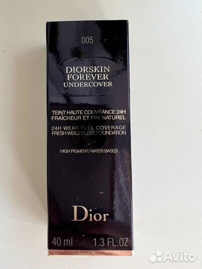 Тональный крем dior forever undercover, новые