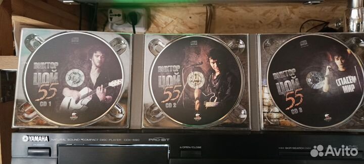 Cd диск Виктор Цой 3 альбома