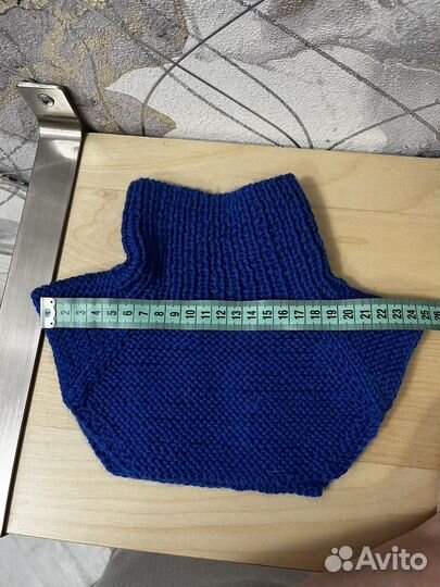 Воротник манишка домашней вязки