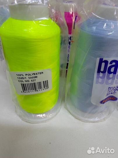 Нитки швейные текстурированные