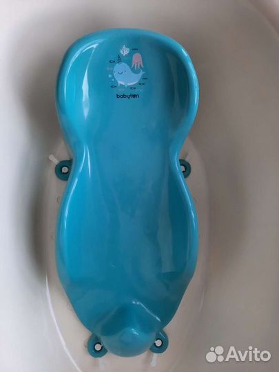 Ванночка для купания с горкой