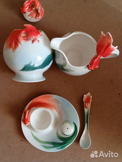 Фарфор. Набор для завтрака. Новый