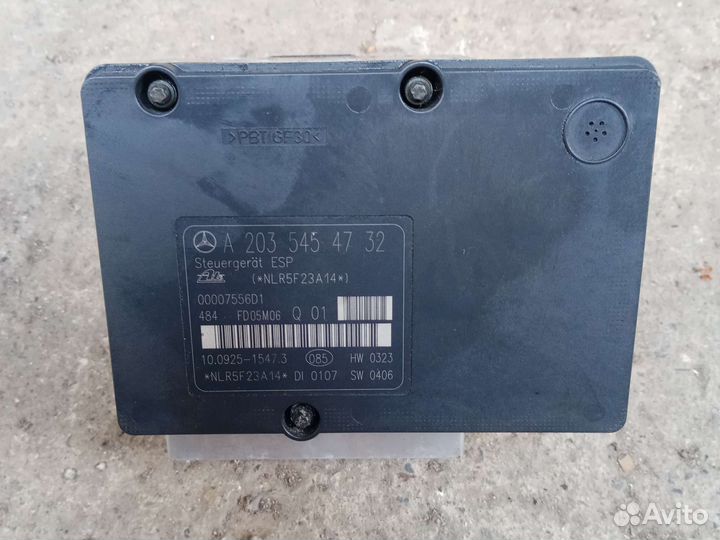 Блок ABS ESP mercedes c-class W203