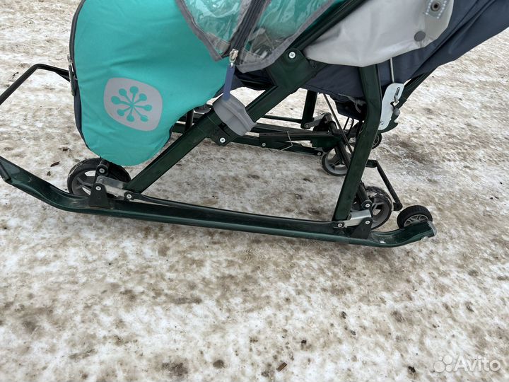 Санки коляска nika 7-6