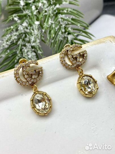 Gucci серьги гуччи элит