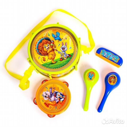 Набор музыкальных инструментов «Мульт Бэнд-2», 7 п