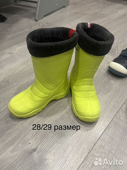 Резиновые сапоги lemigo 28 29