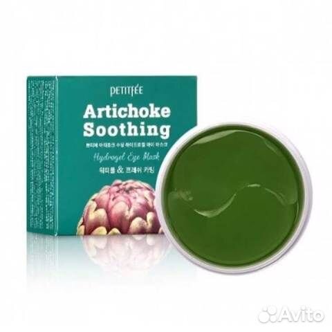 Petitfee Artichoke Soothing Hydrogel Eye Mask 60шт