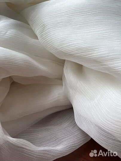 Жатый шифон натуральный шелк