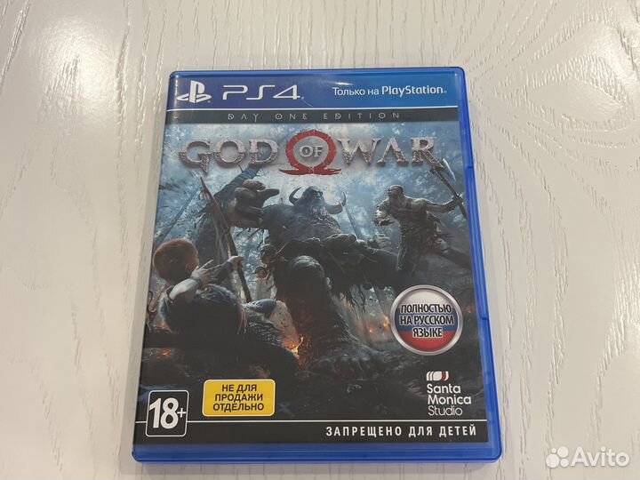 Игра для приставки ps4 god of war