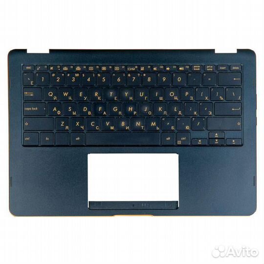 Топ-кейс+клавиатура для Asus UX370UA синий