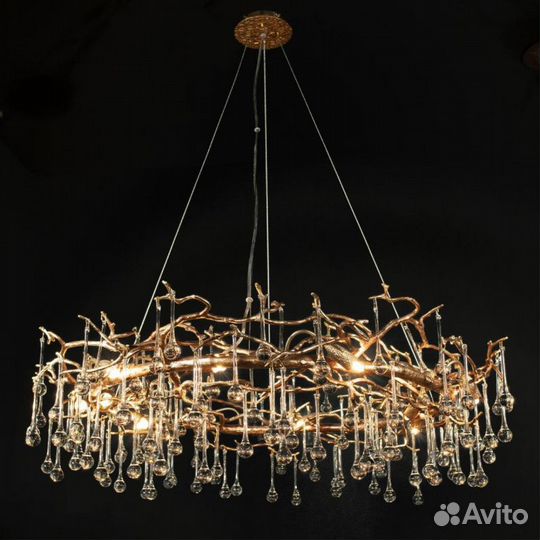 10068/1000 GB Подвесная люстра loft IT Bijout