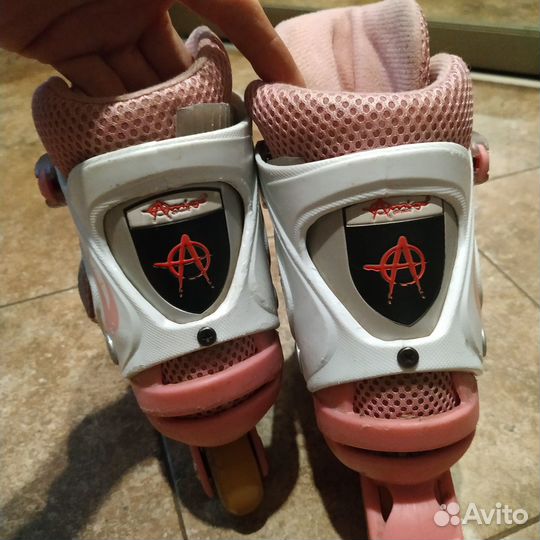 Роликовые коньки раздвижные р 27-30