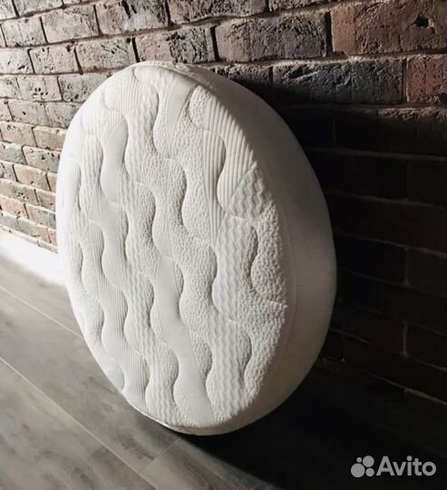 Матрас детский круглый+ наматрасник