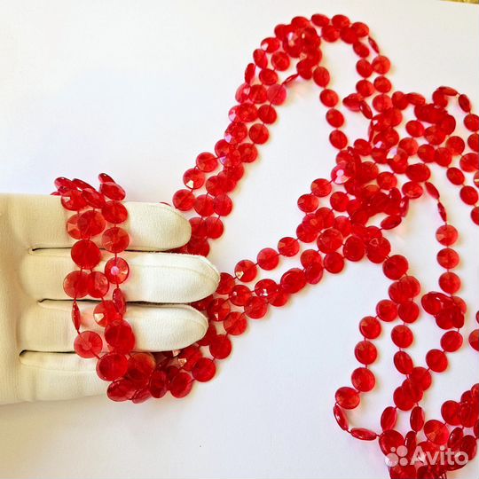 Бусы Винтаж Ожерелье Длинное 1960е