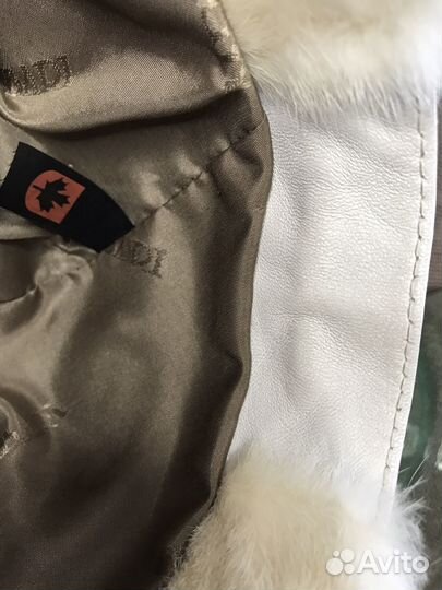 Норковая кепка женская с ушками