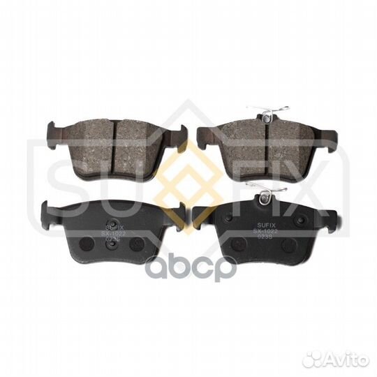Дисковые тормозные колодки зад прав/лев SX1