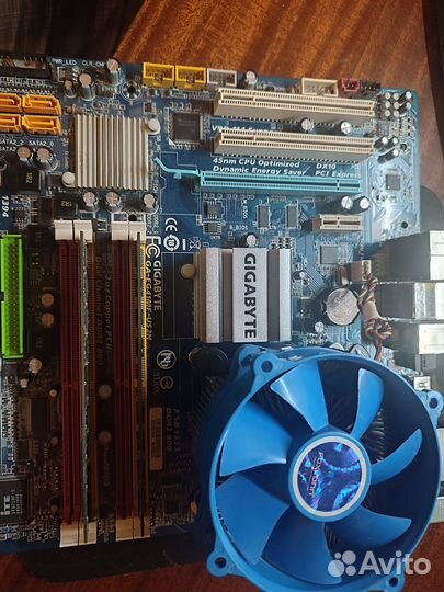 Pentium e5300/плата ga eg41mf/4GB памяти
