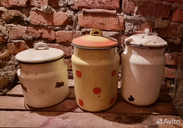 Бидон эмалированный СССР