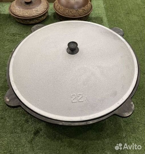 Казан чyгунный 22л