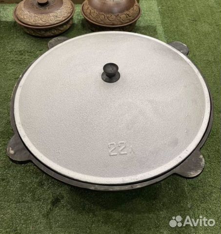 Казан чyгунный 22л