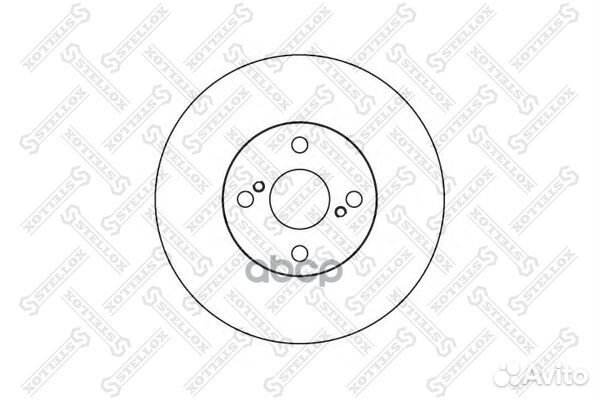 6020-4587-SX диск тормозной задний Toyota Coro