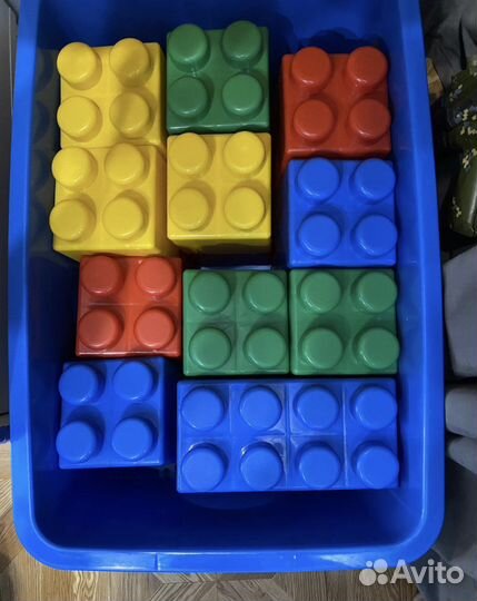 Конструктор кубики большие количество 24 шт