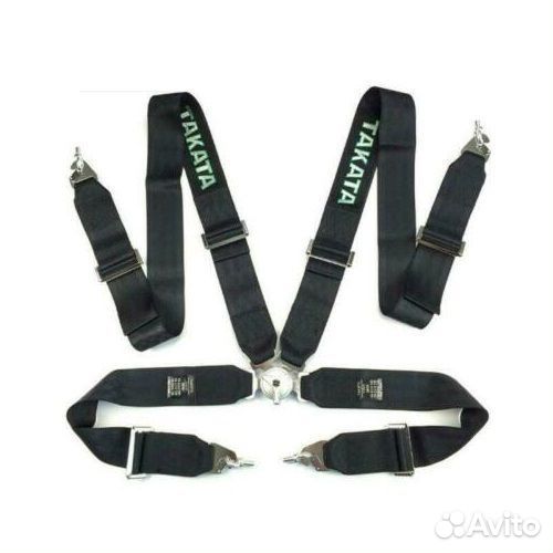 Спортивные ремни безопасности takata Black 3 дюйма