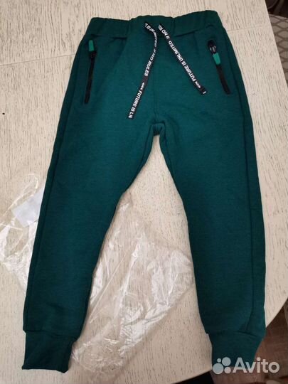 Спортивные штаны хлопок на флисе